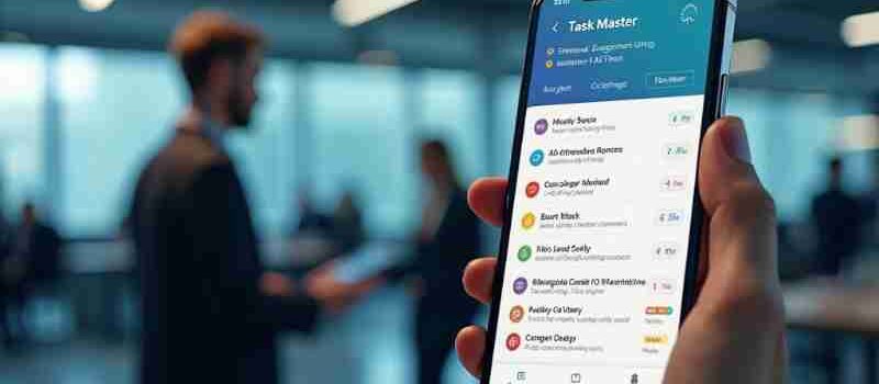 5 Must-Have Productivity Apps for Busy Professionals in 2025, Concept art for illustrative purpose, tags: profis - Monok